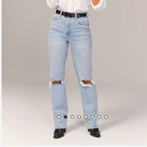 Abercrombie&Fitch Ultra High Rise 90s Straight Jean